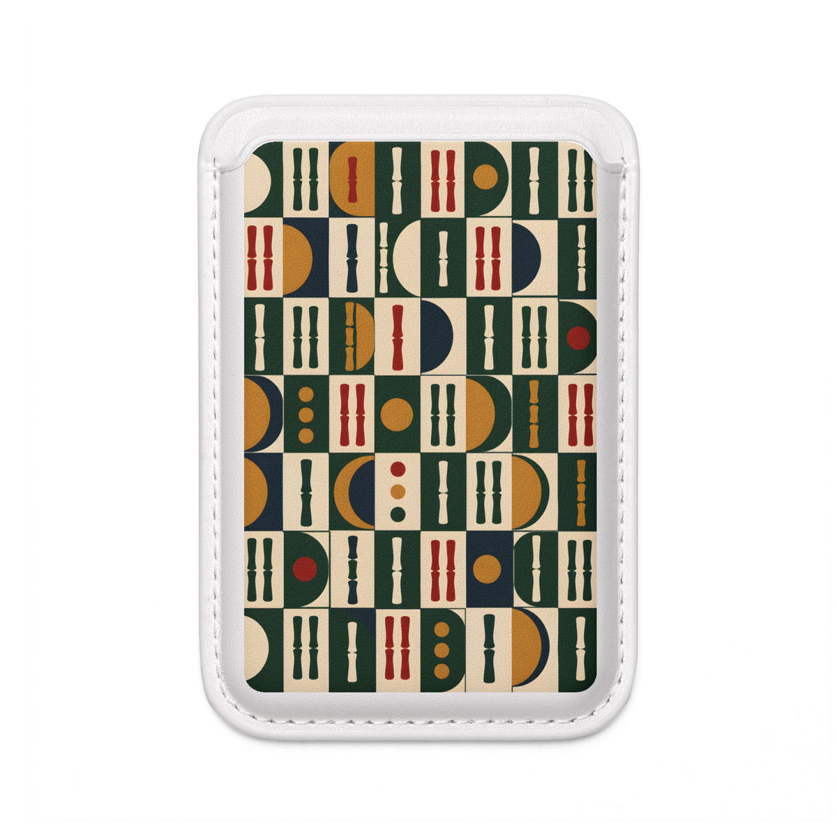 Bamboo Block Mahjong MagSafe Wallet