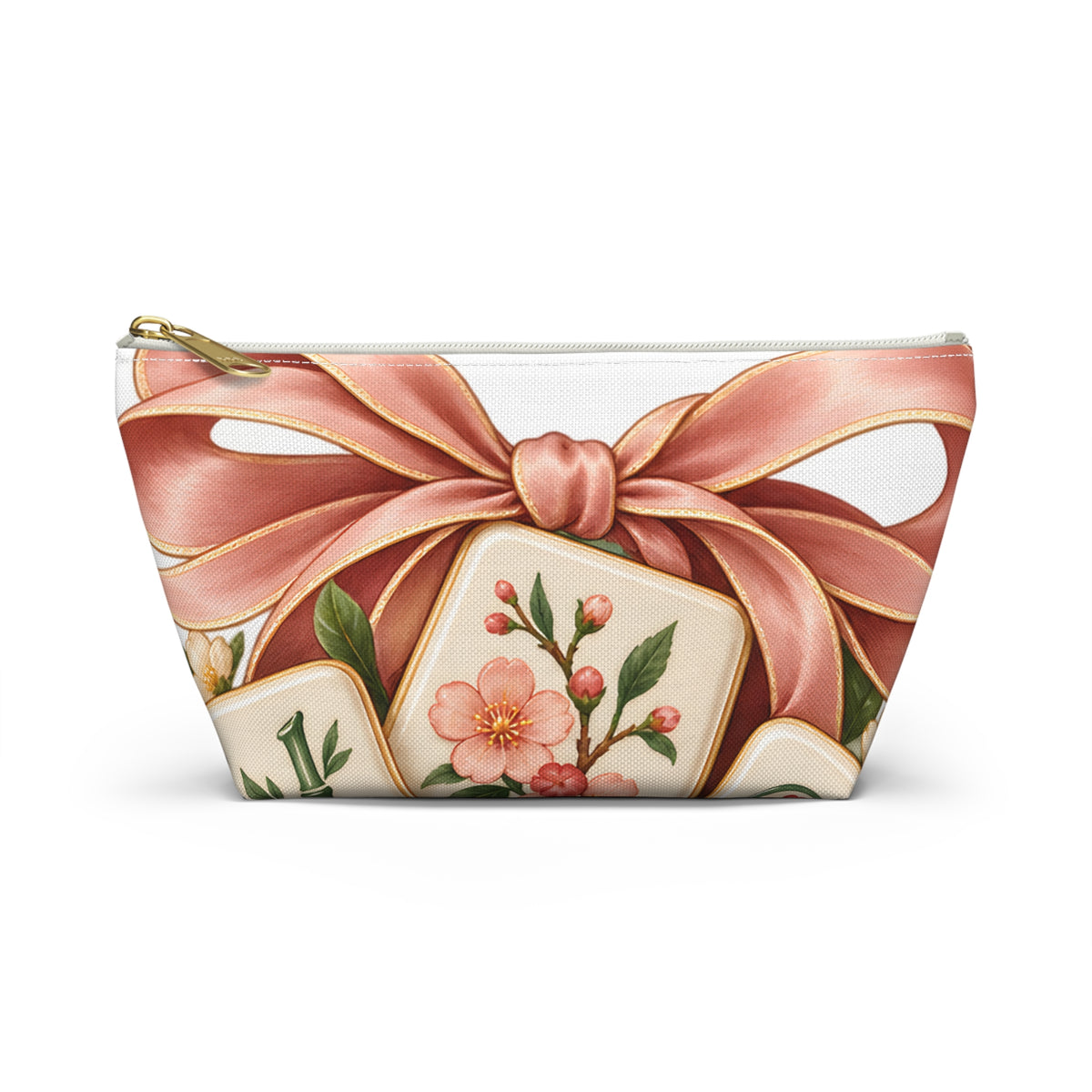 Lucky Tile Bows Mahjong Pouch