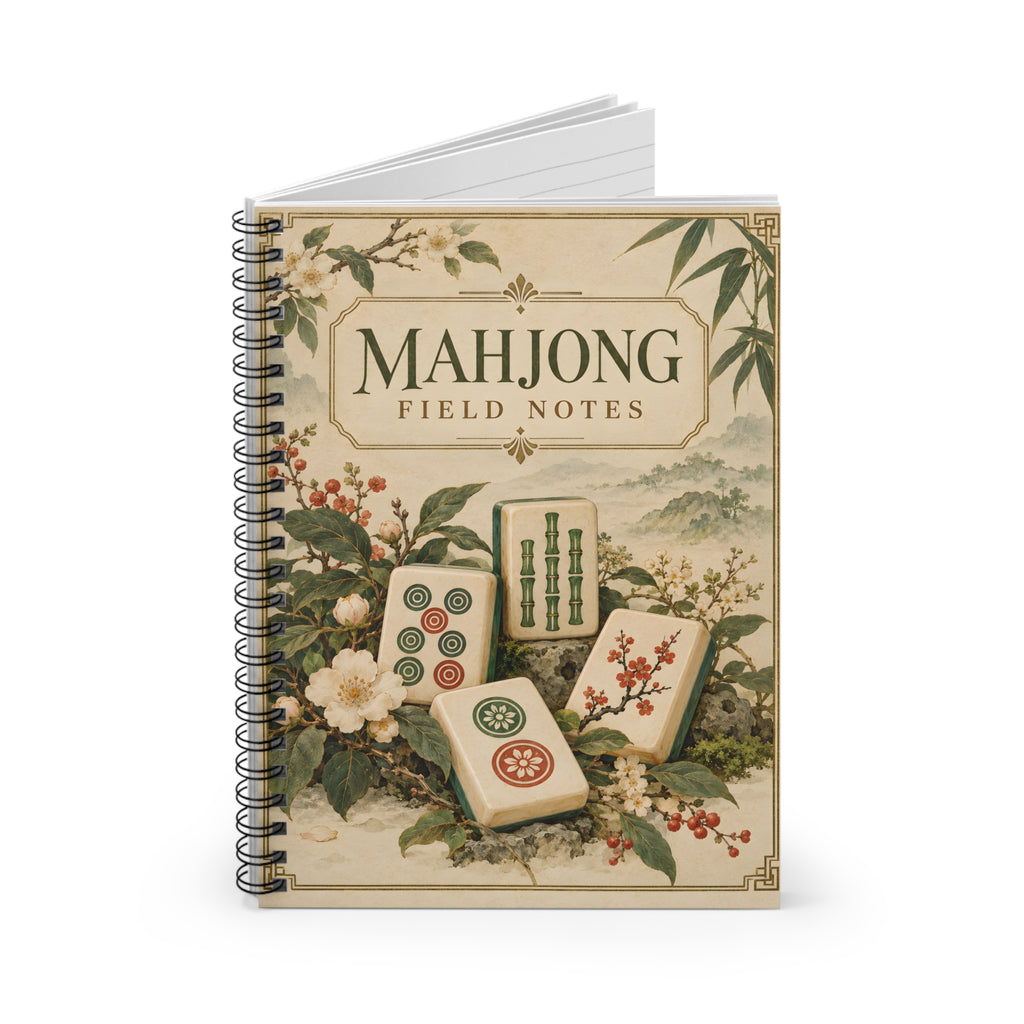 Mahjong Field Notes Spiral Notebook