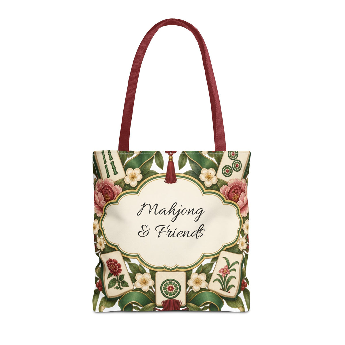 The Floral Club Mahjong Tote Bag