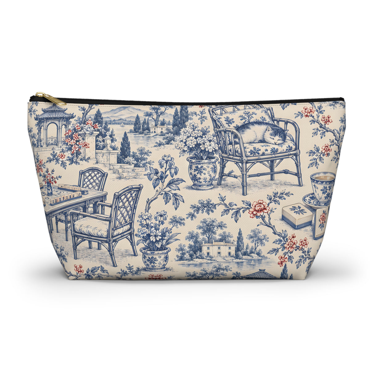 Mahjong Toile Pouch