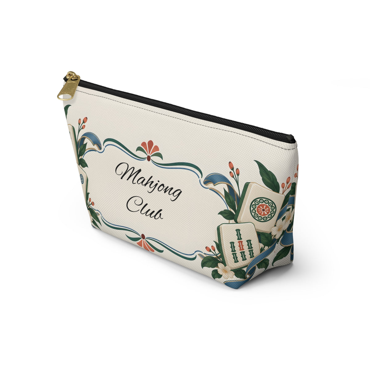 Floral Mahjong Club Pouch
