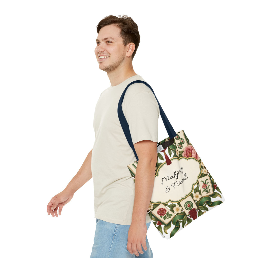 The Floral Club Mahjong Tote Bag