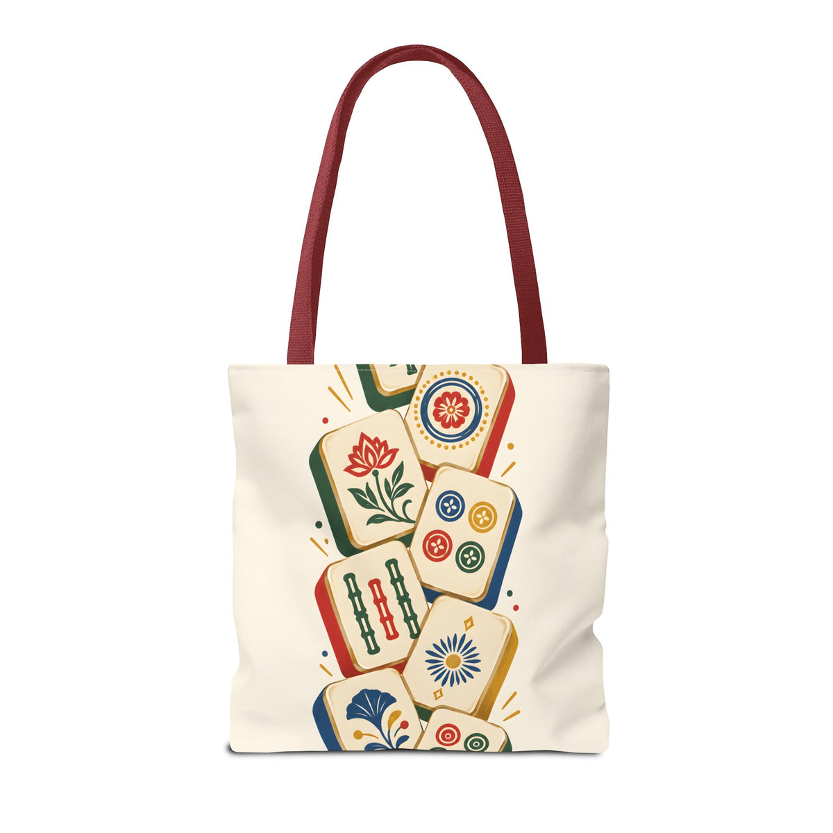The Tile Parade Mahjong Tote Bag