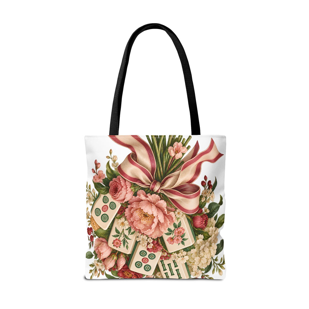 Mahjong Market Day Floral Tote Bag