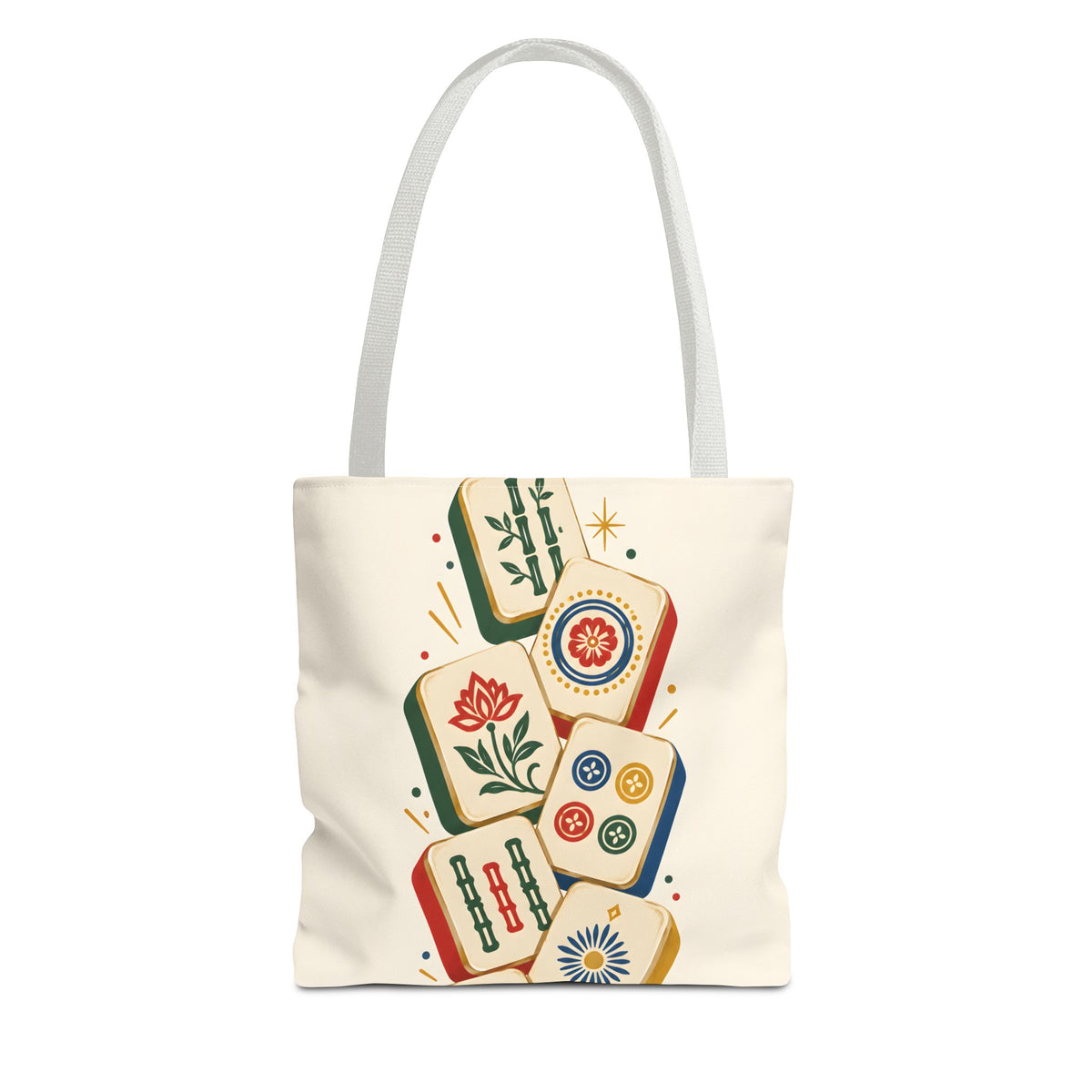 The Tile Parade Mahjong Tote Bag