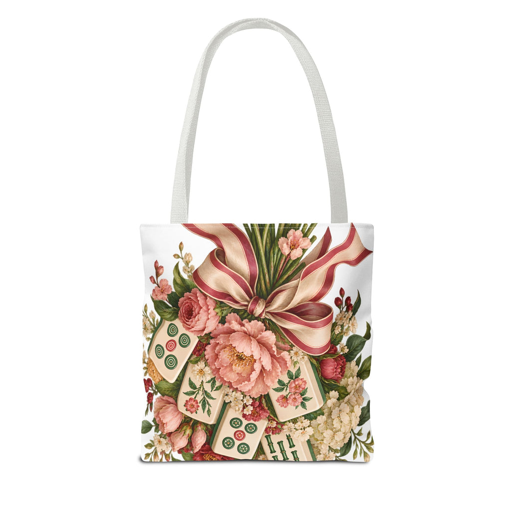 Mahjong Market Day Floral Tote Bag