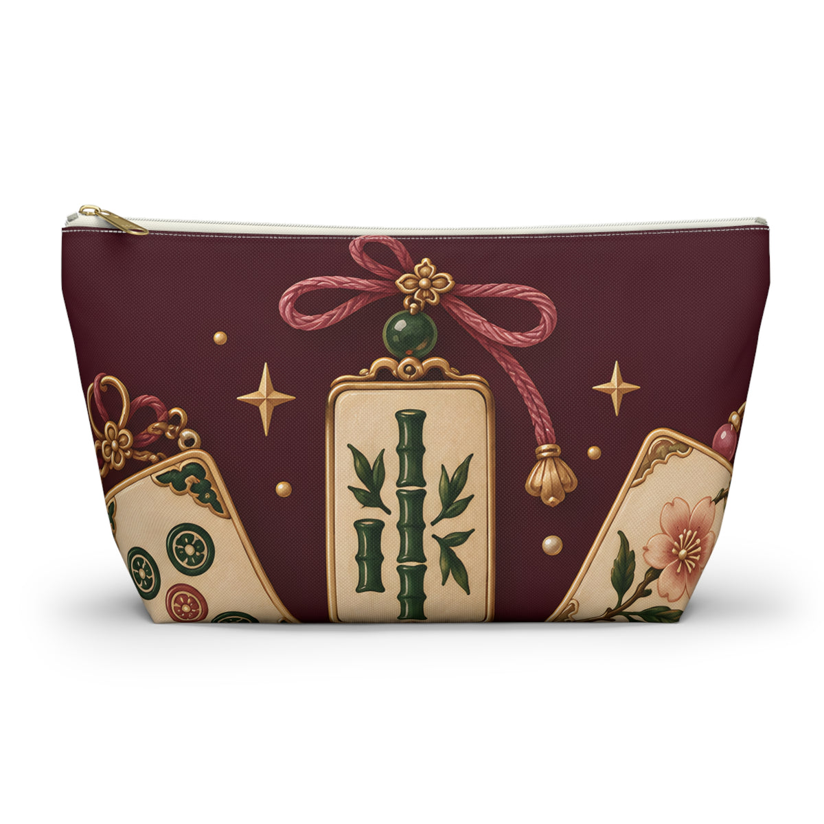 Lucky Tile Charms Mahjong Pouch