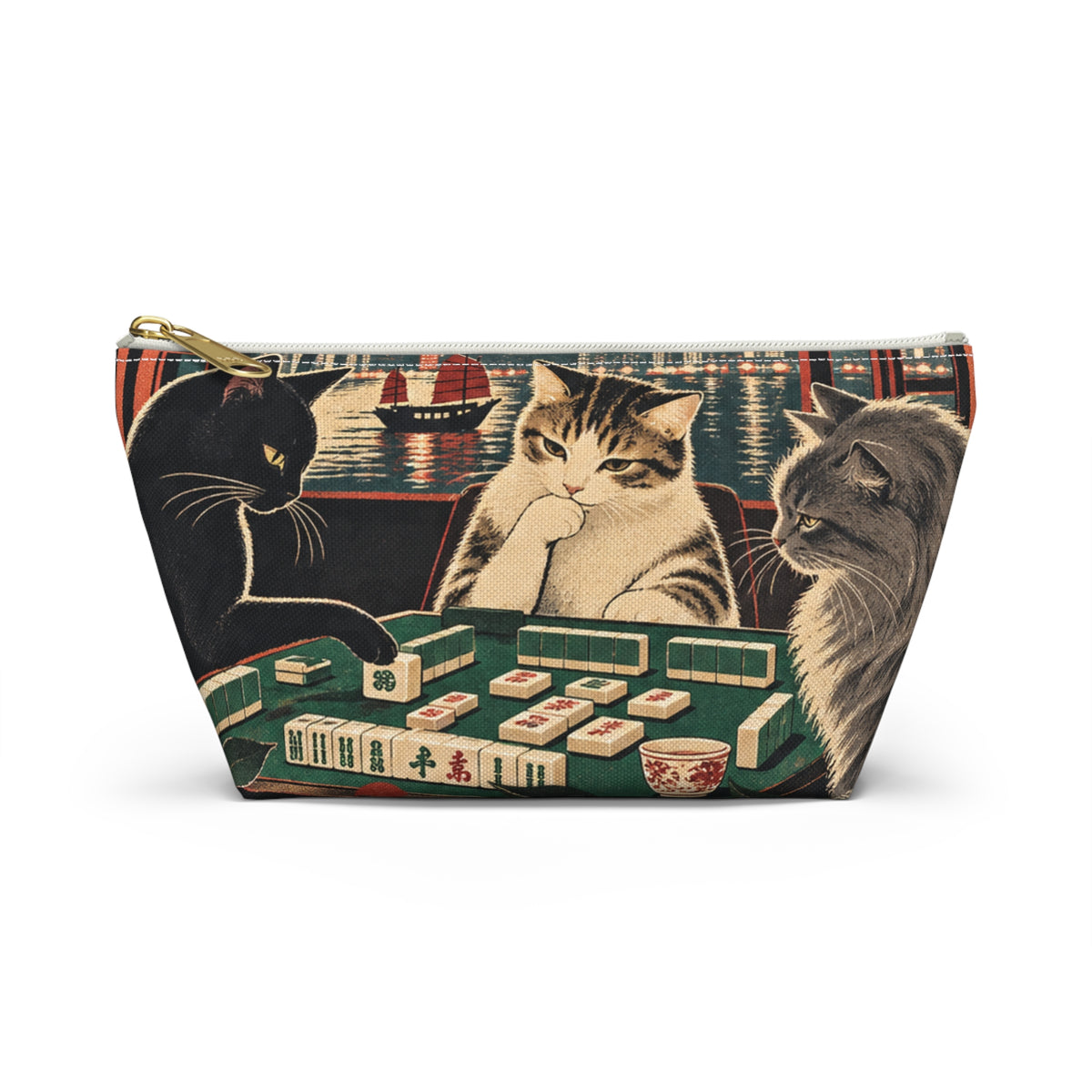 Mahjong Cats Night In Pouch