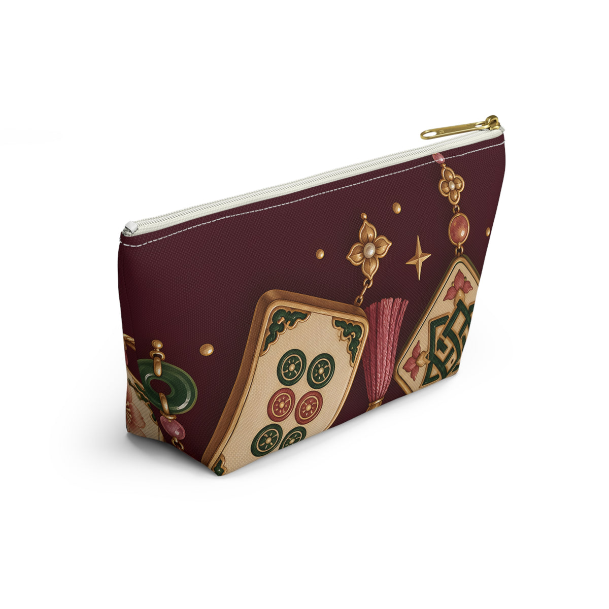 Lucky Tile Charms Mahjong Pouch