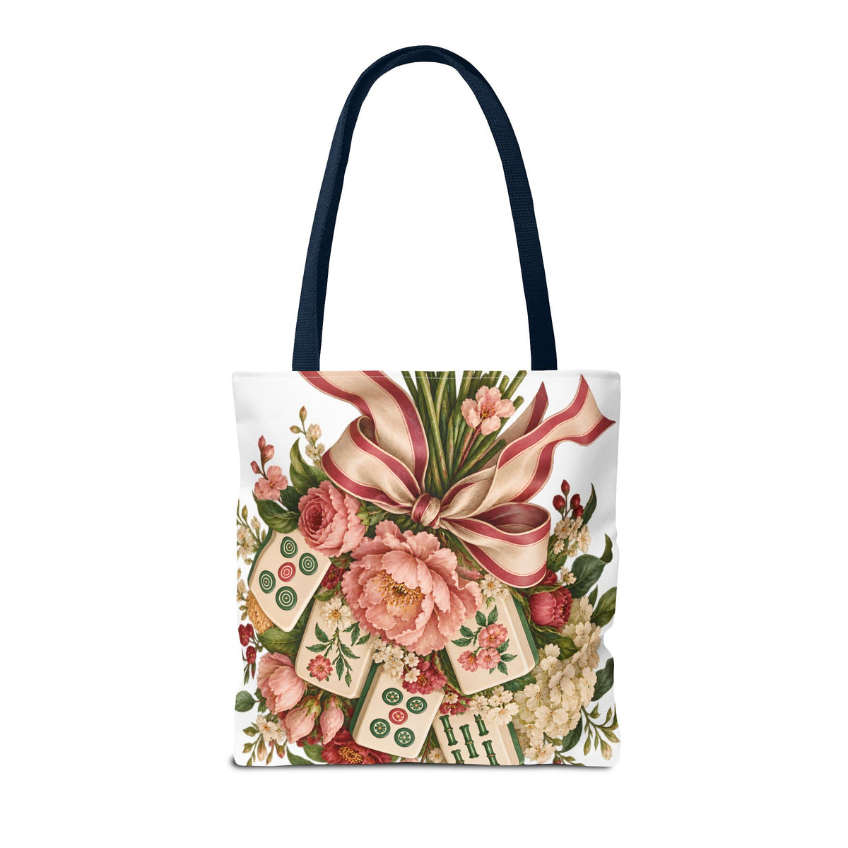 Mahjong Market Day Floral Tote Bag