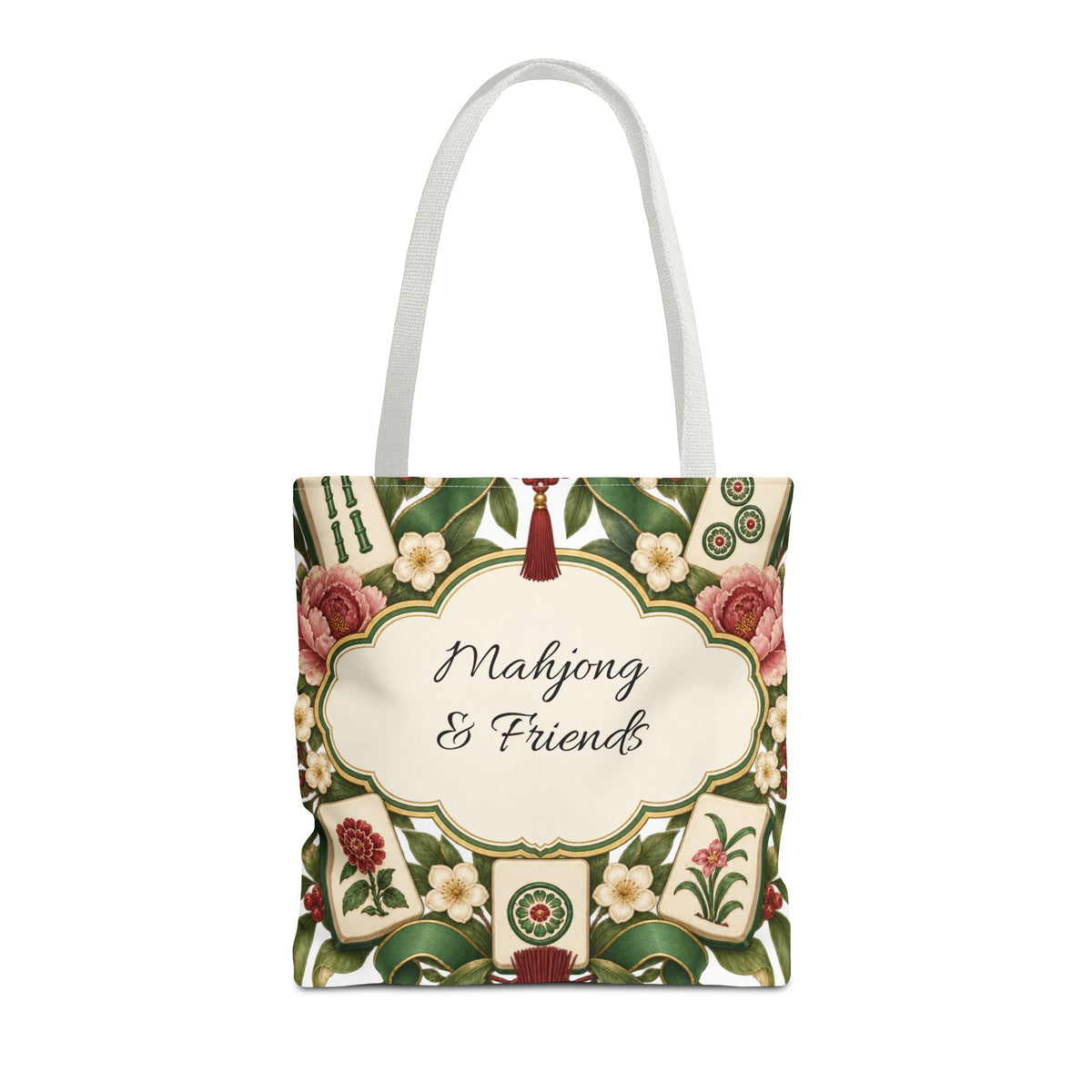 The Floral Club Mahjong Tote Bag
