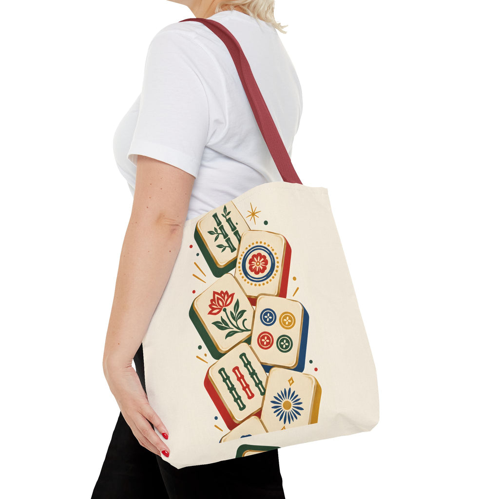 The Tile Parade Mahjong Tote Bag