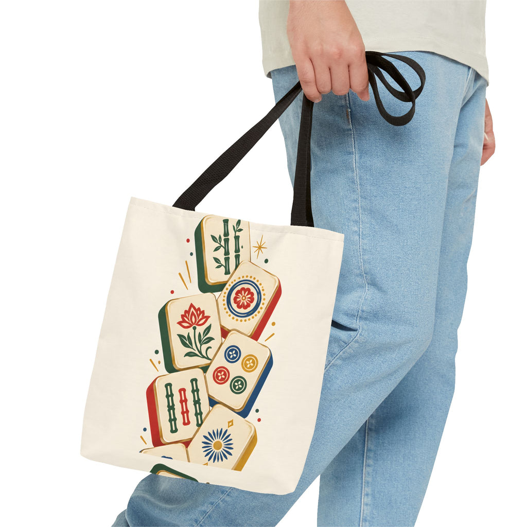 The Tile Parade Mahjong Tote Bag