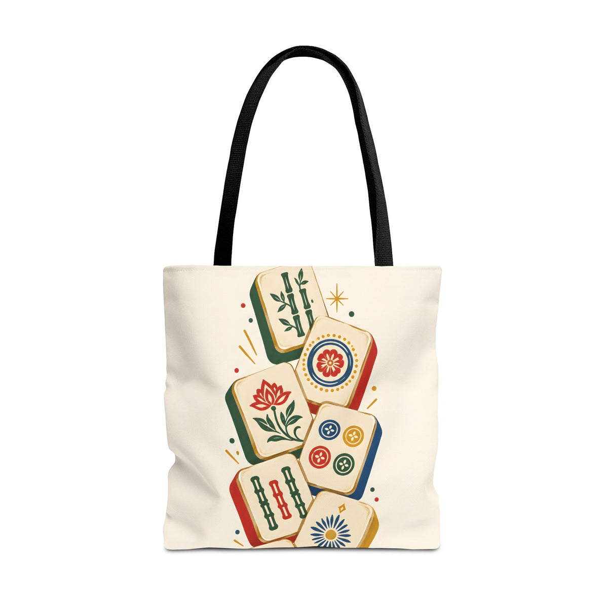 The Tile Parade Mahjong Tote Bag