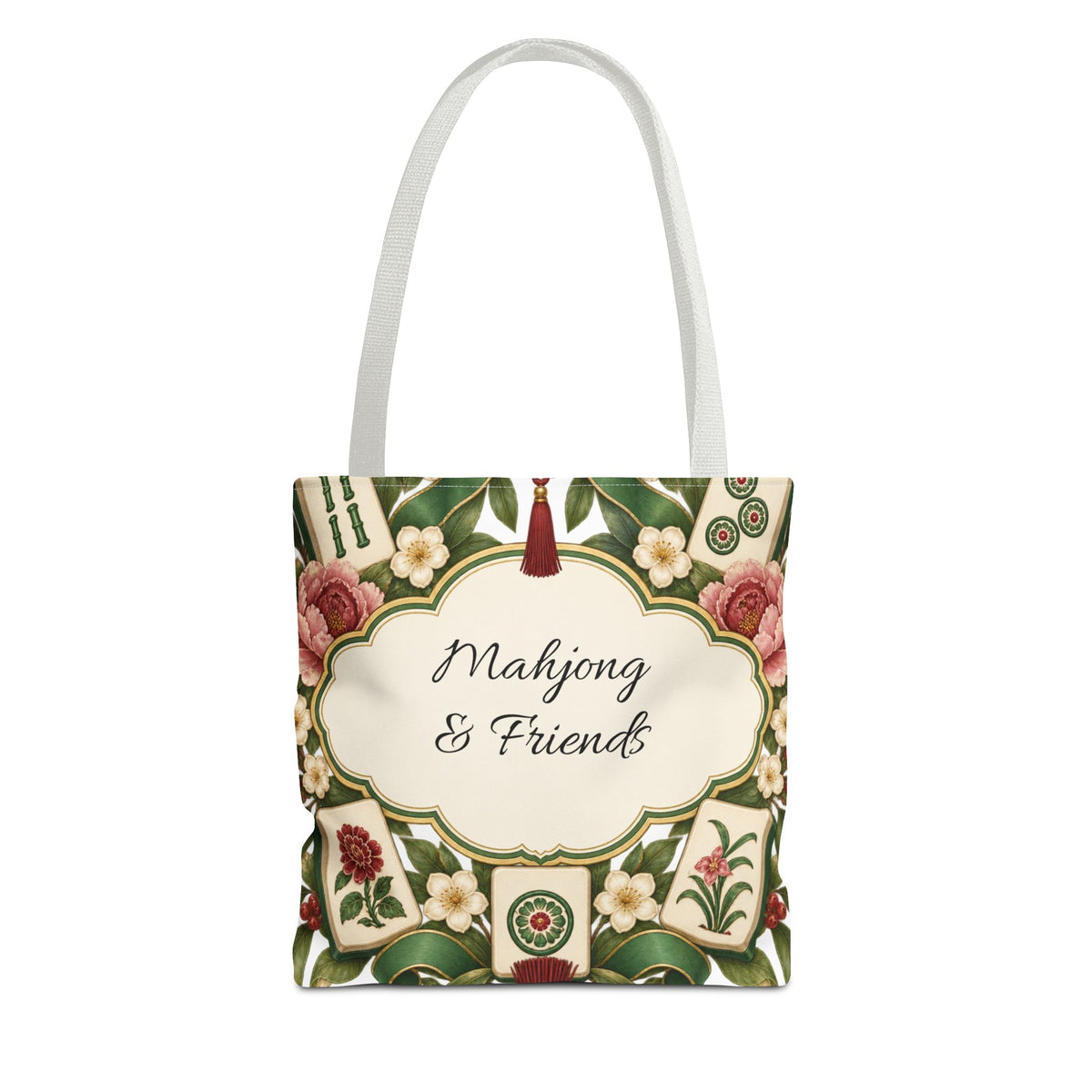 The Floral Club Mahjong Tote Bag