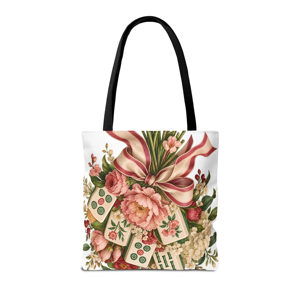 Mahjong Market Day Floral Tote Bag