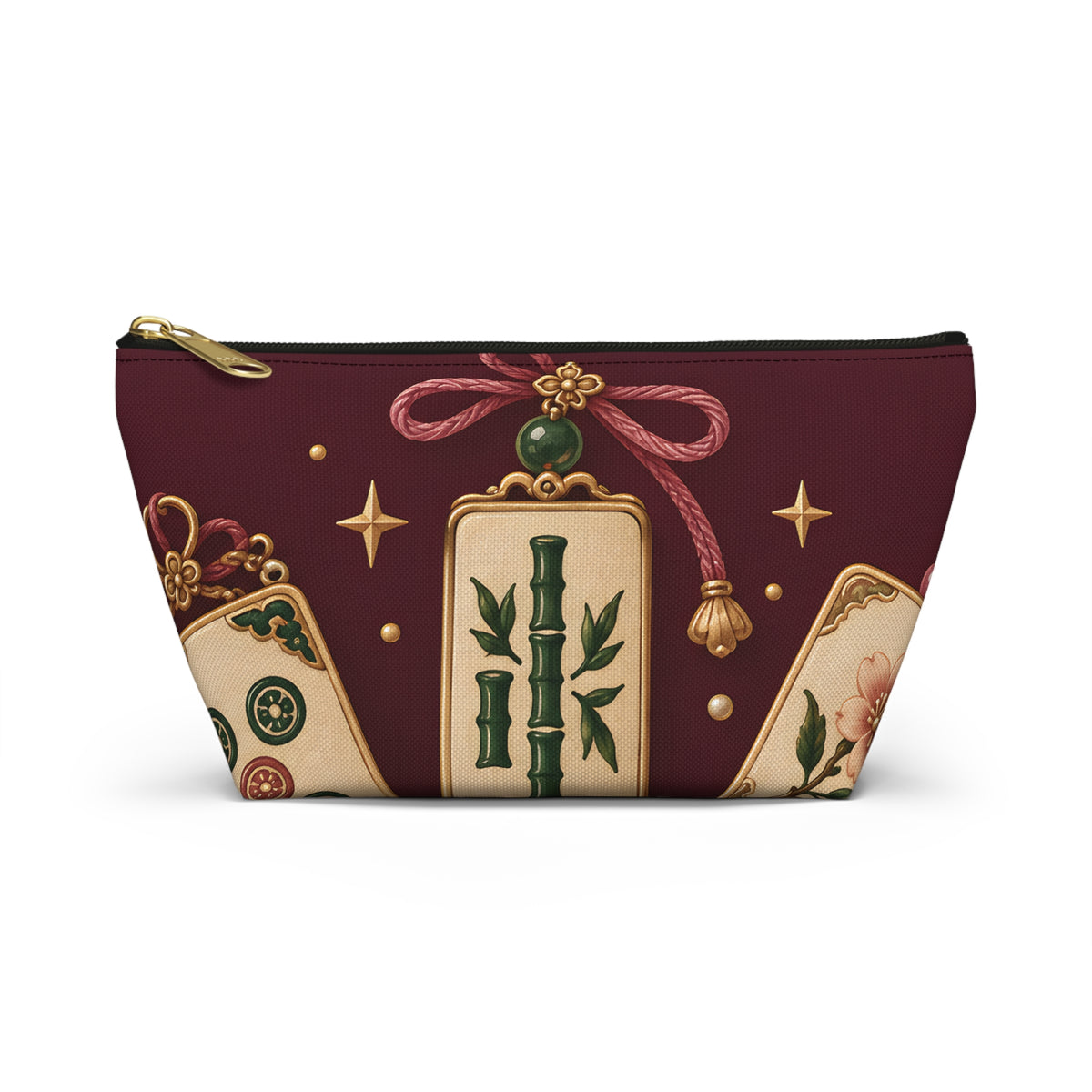 Lucky Tile Charms Mahjong Pouch