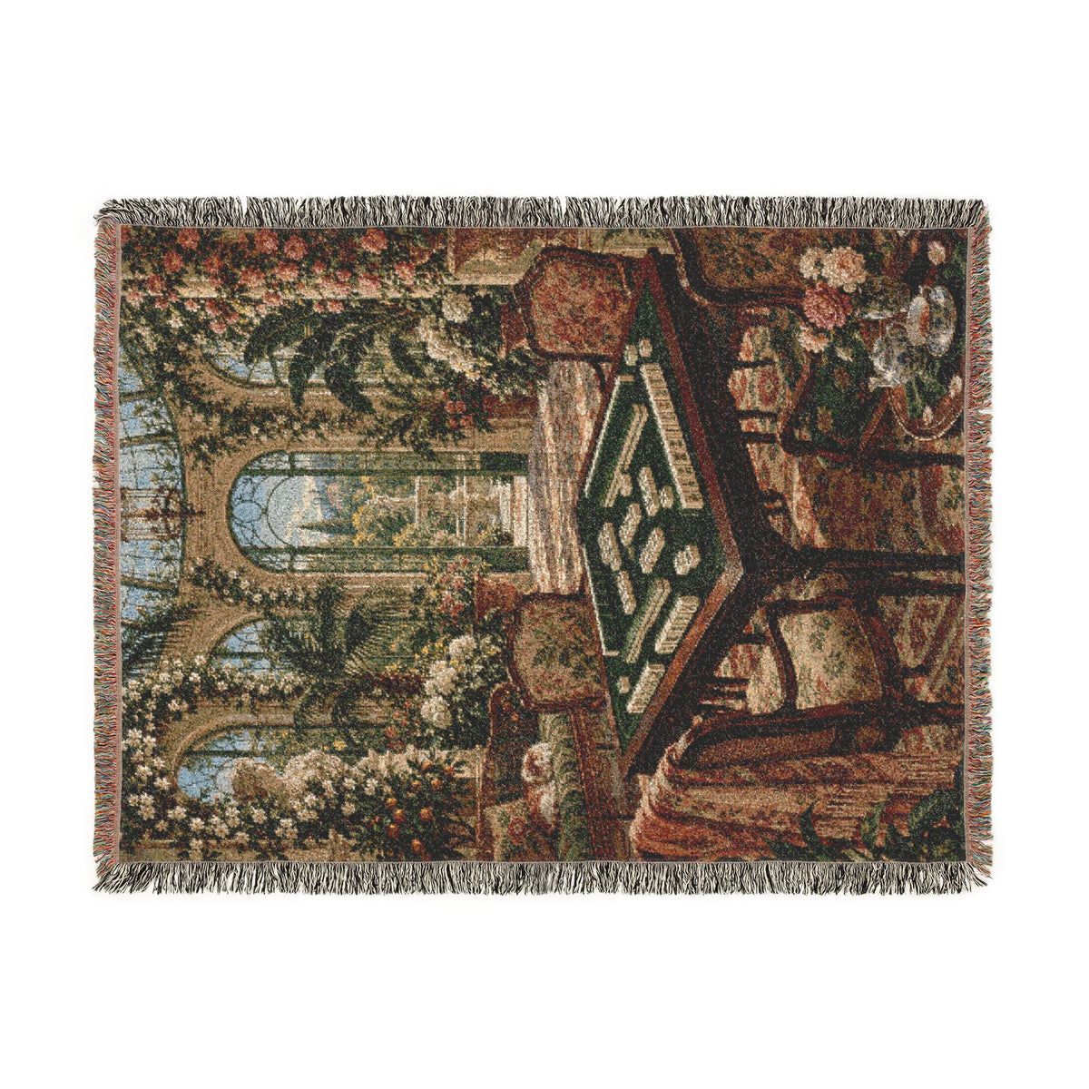 The Mahjong Conservatory Woven Blanket