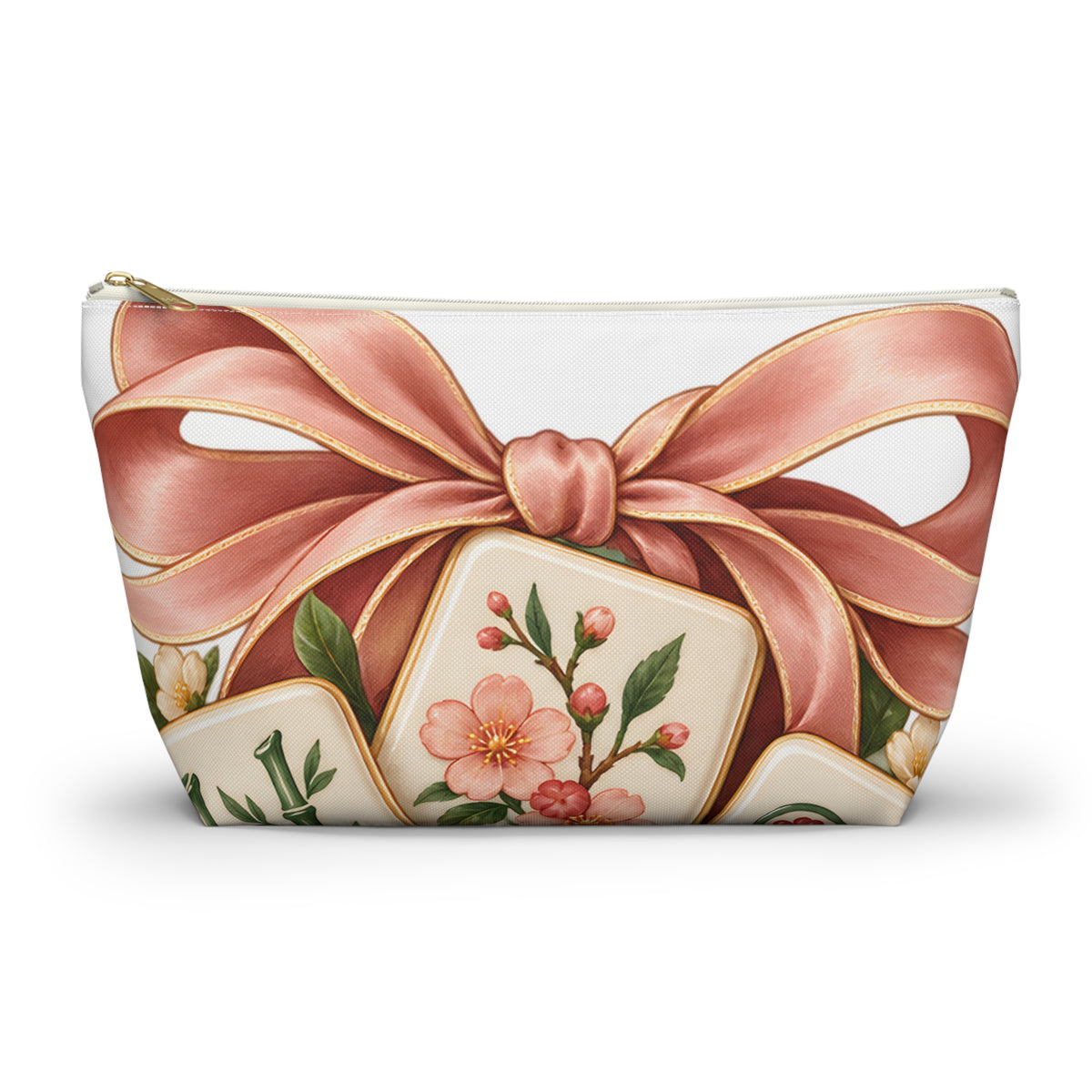 Lucky Tile Bows Mahjong Pouch