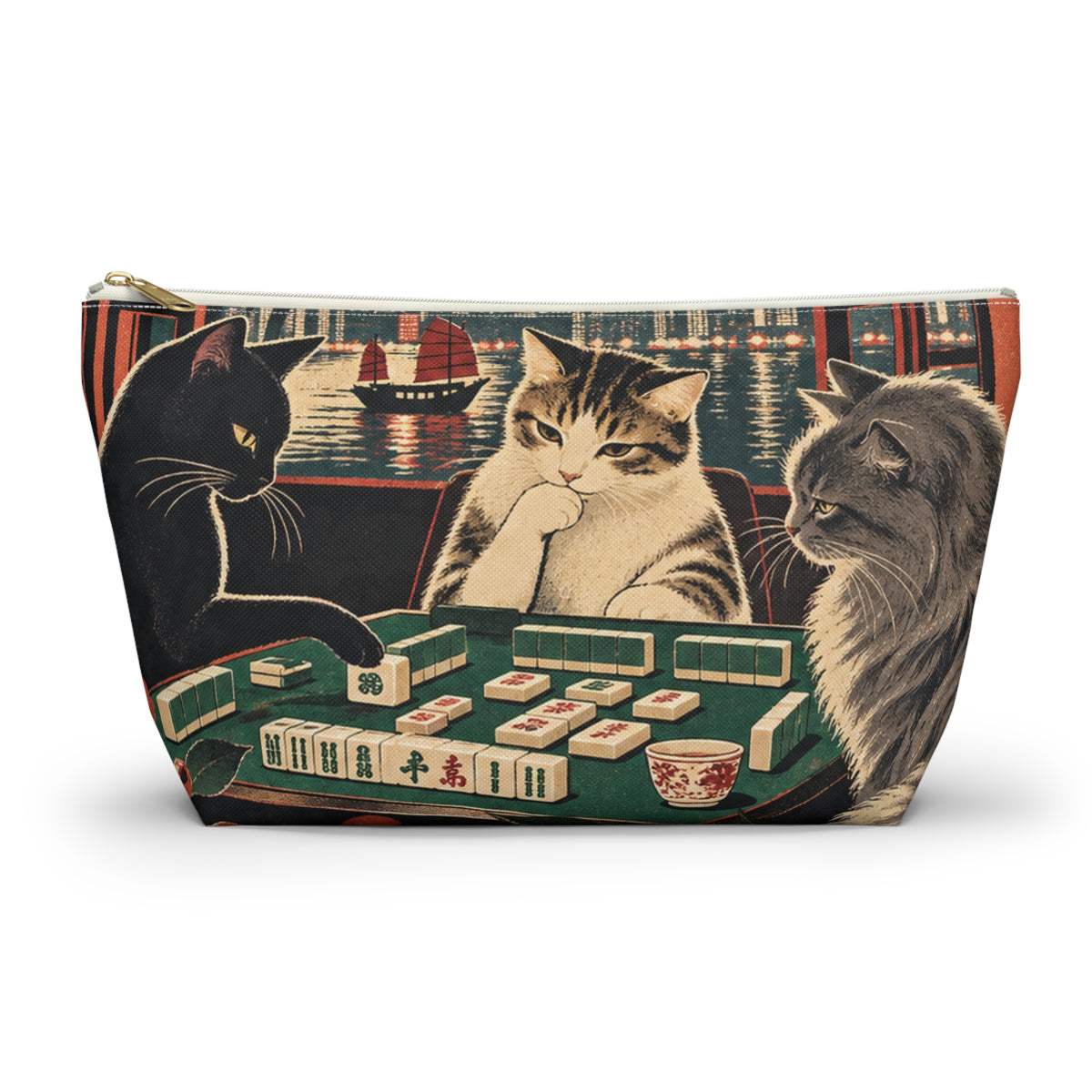 Mahjong Cats Night In Pouch