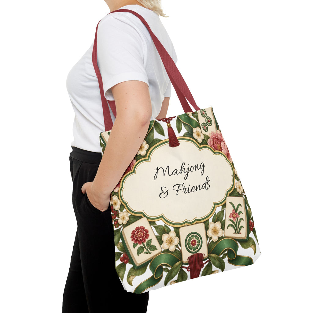 The Floral Club Mahjong Tote Bag