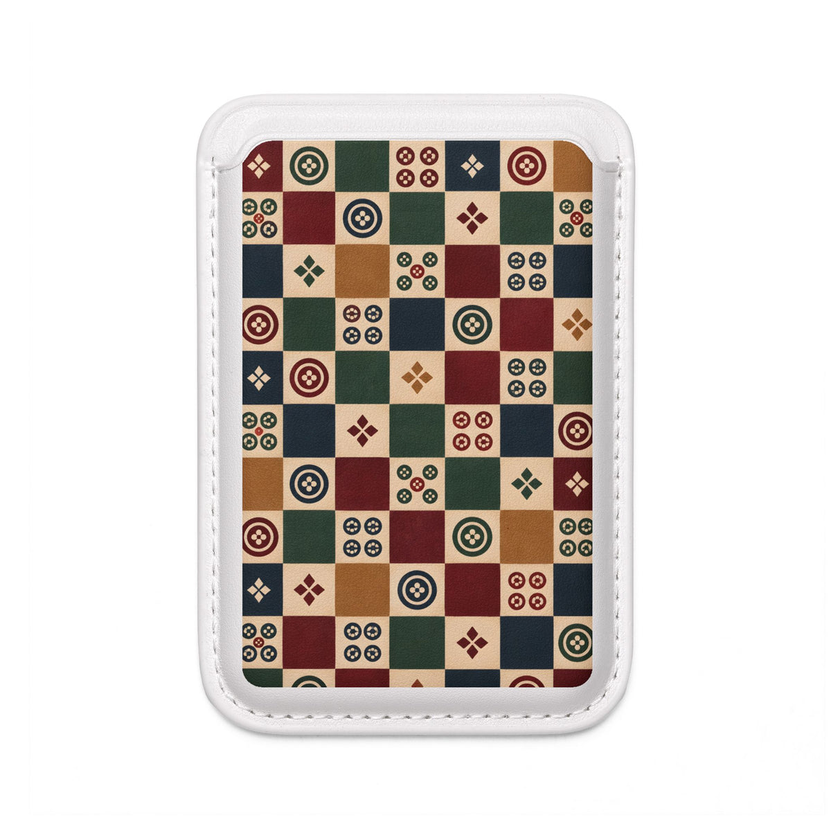 Circle Club Check Mahjong MagSafe Wallet