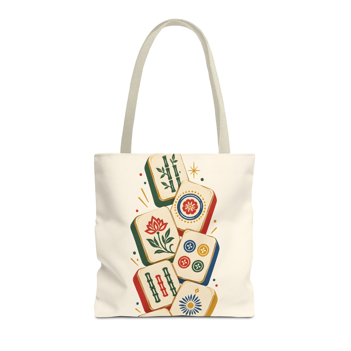 The Tile Parade Mahjong Tote Bag