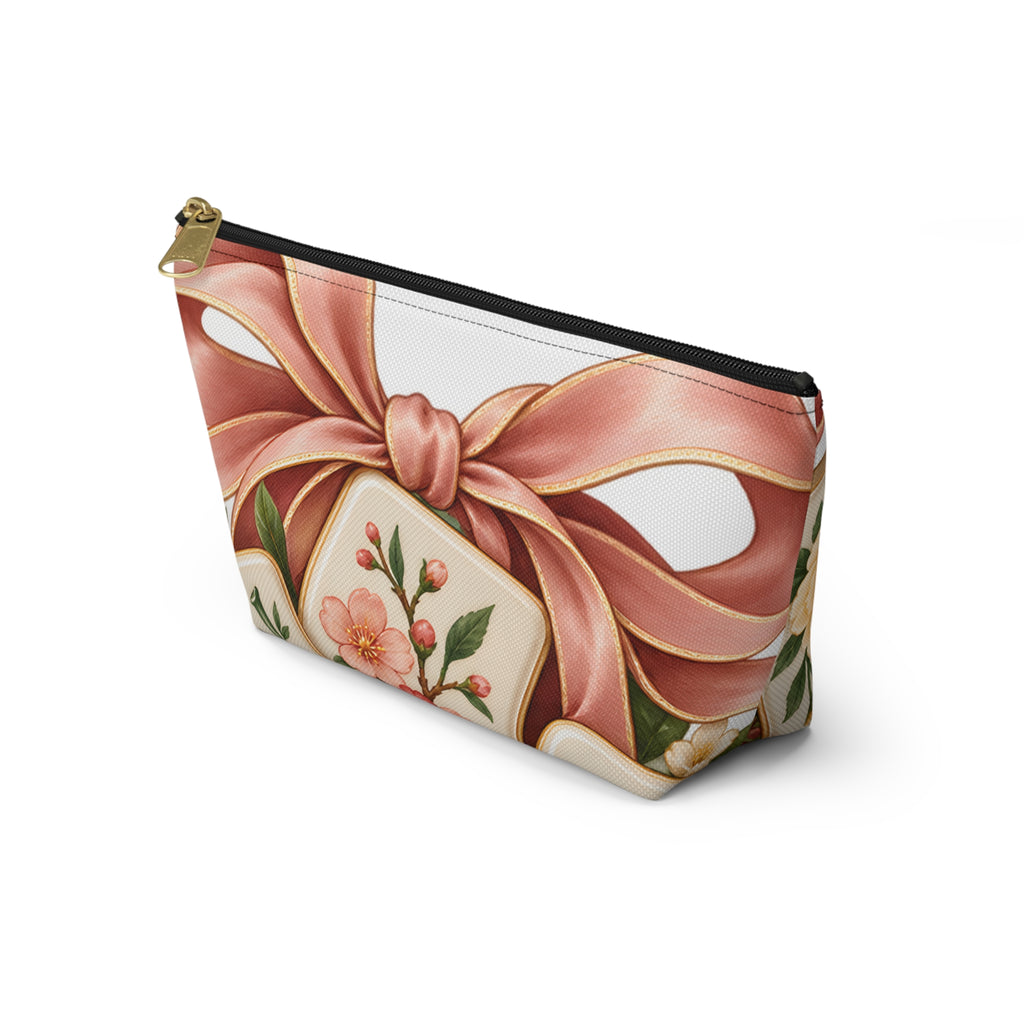 Lucky Tile Bows Mahjong Pouch