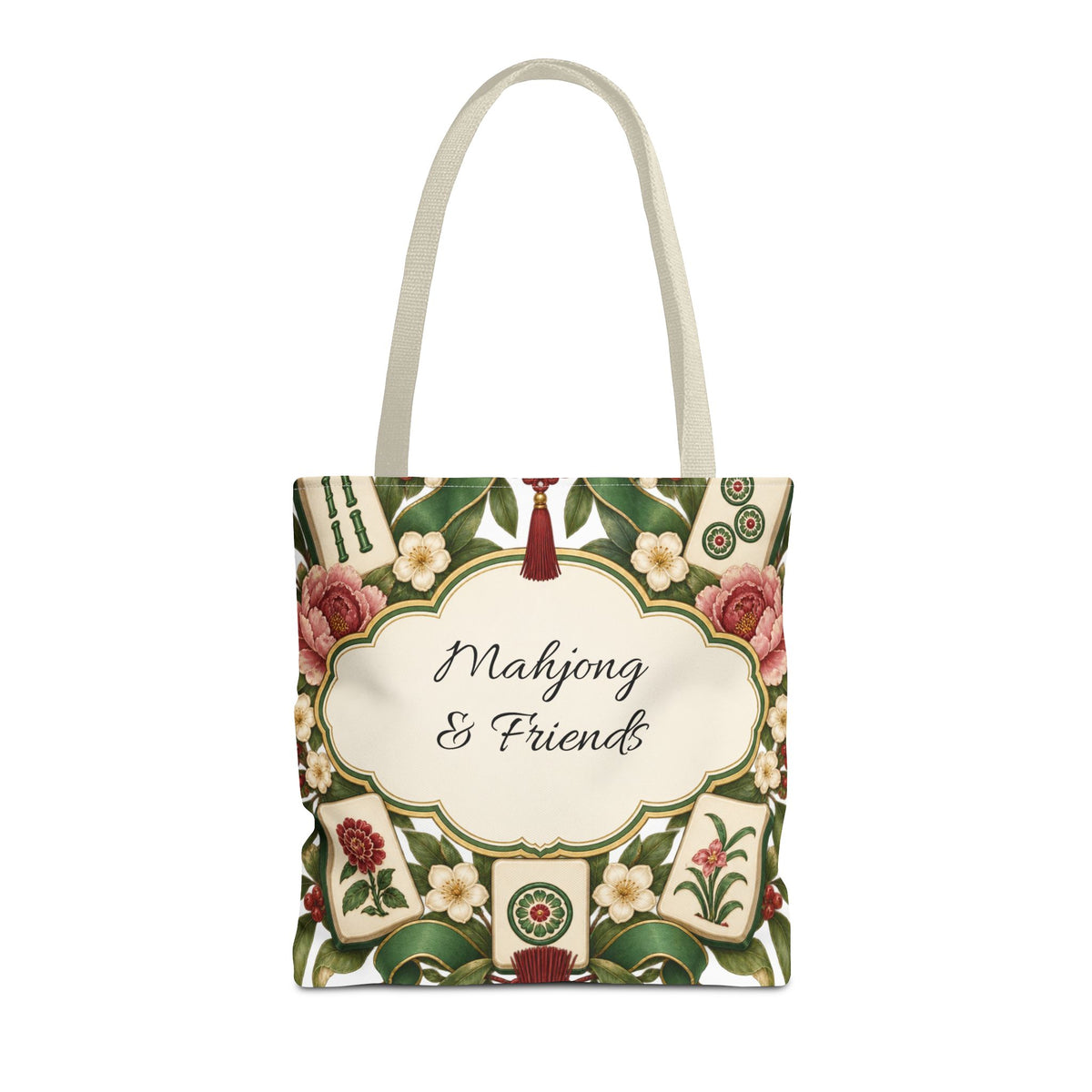 The Floral Club Mahjong Tote Bag