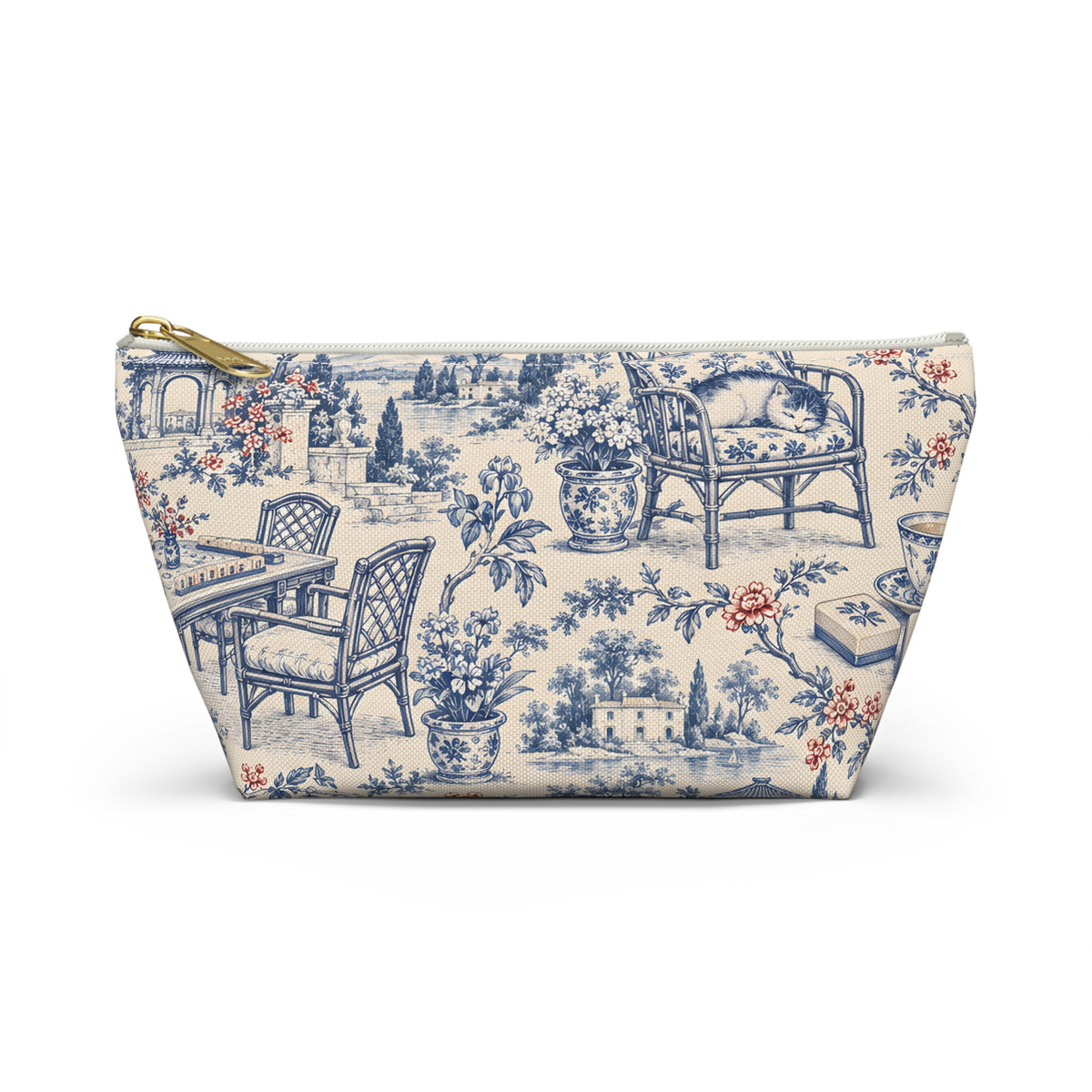 Mahjong Toile Pouch