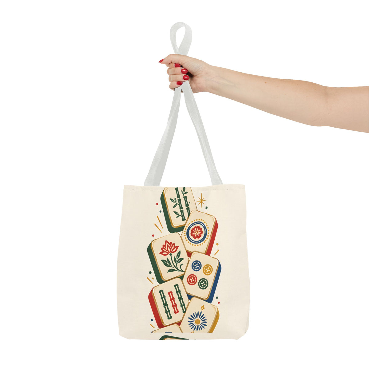 The Tile Parade Mahjong Tote Bag