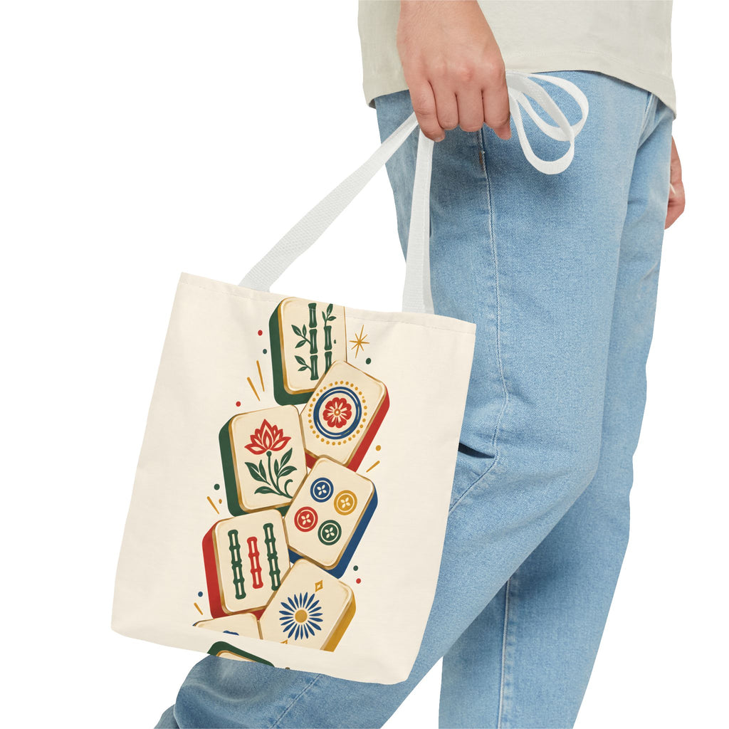 The Tile Parade Mahjong Tote Bag