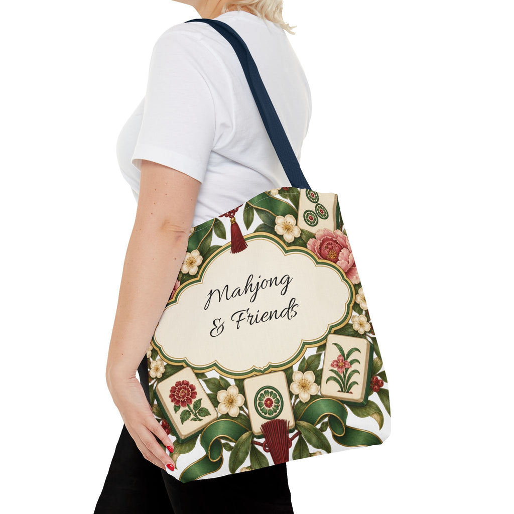 The Floral Club Mahjong Tote Bag