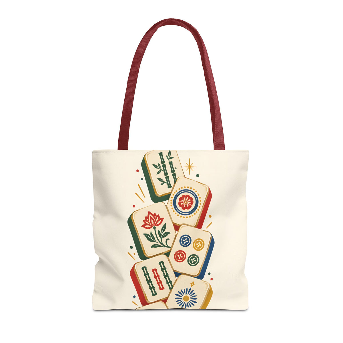 The Tile Parade Mahjong Tote Bag