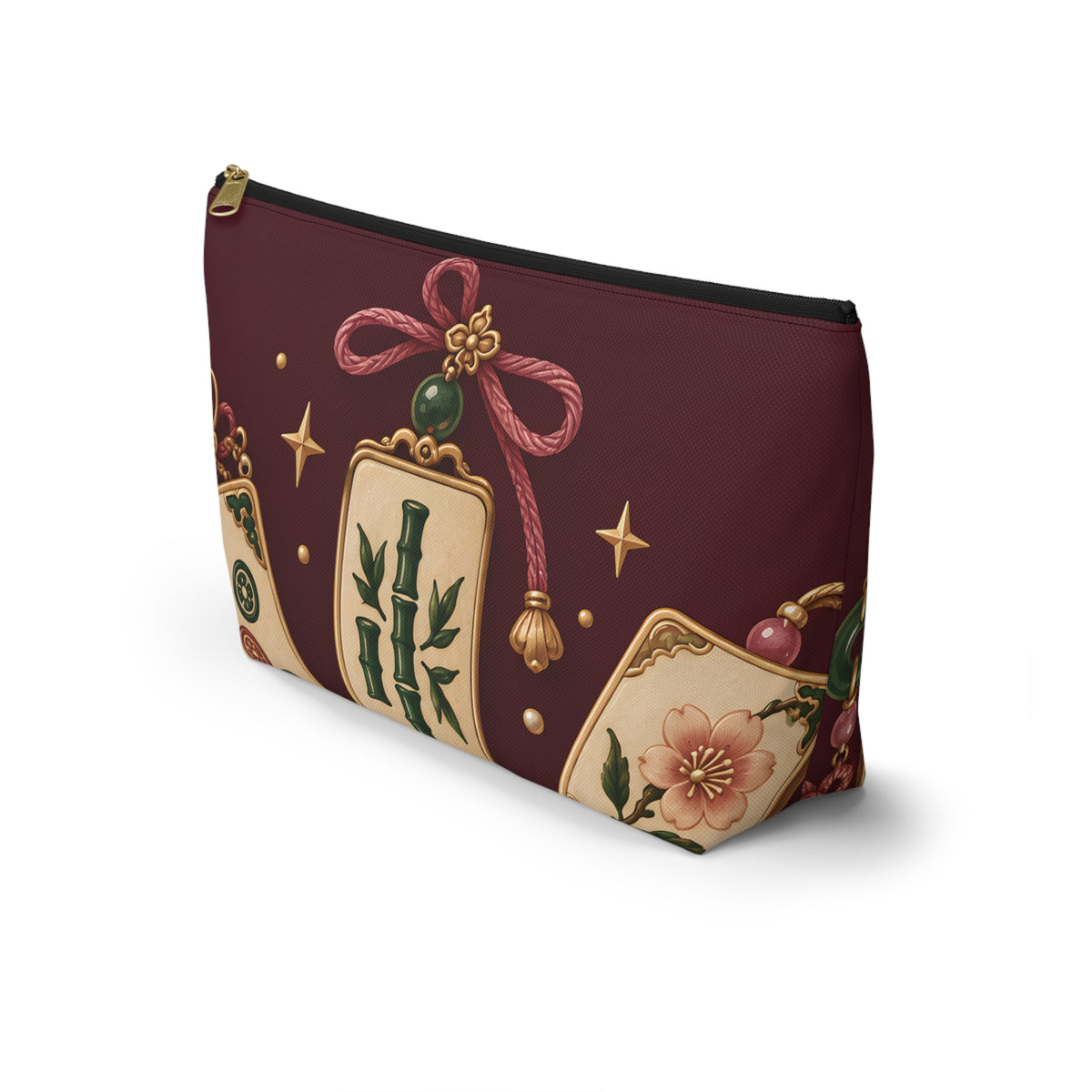 Lucky Tile Charms Mahjong Pouch