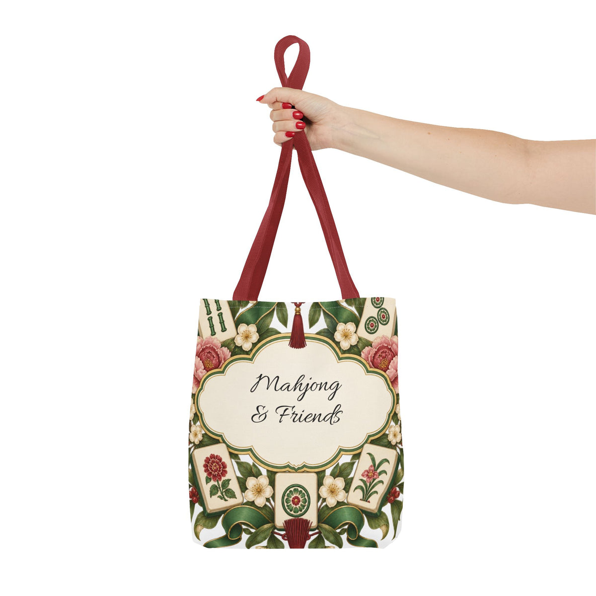 The Floral Club Mahjong Tote Bag