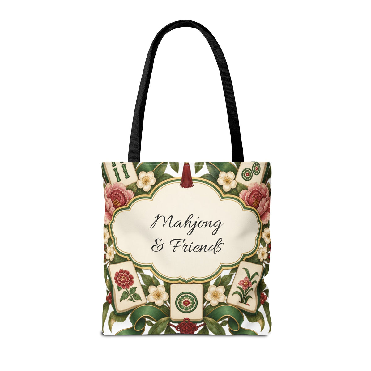 The Floral Club Mahjong Tote Bag