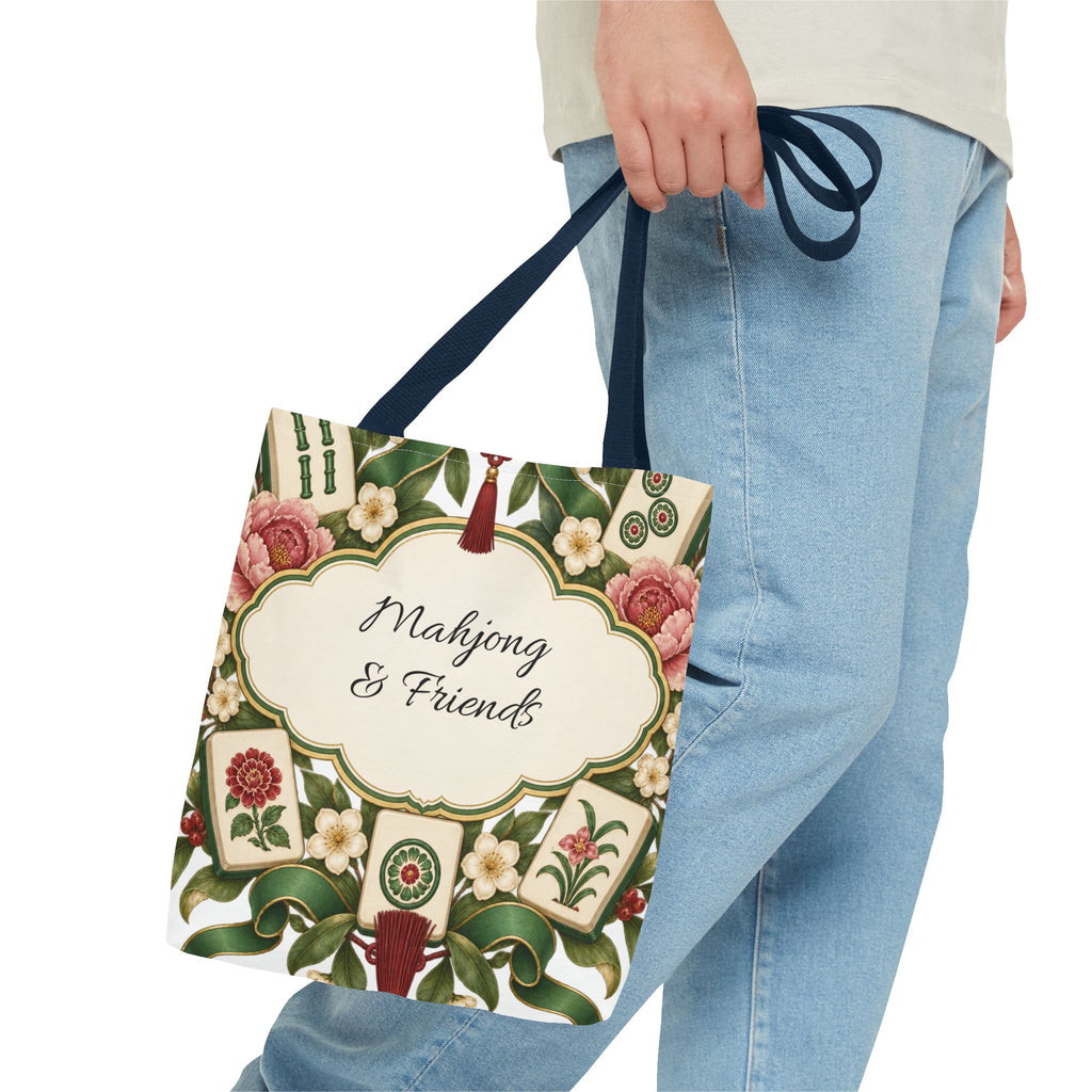 The Floral Club Mahjong Tote Bag