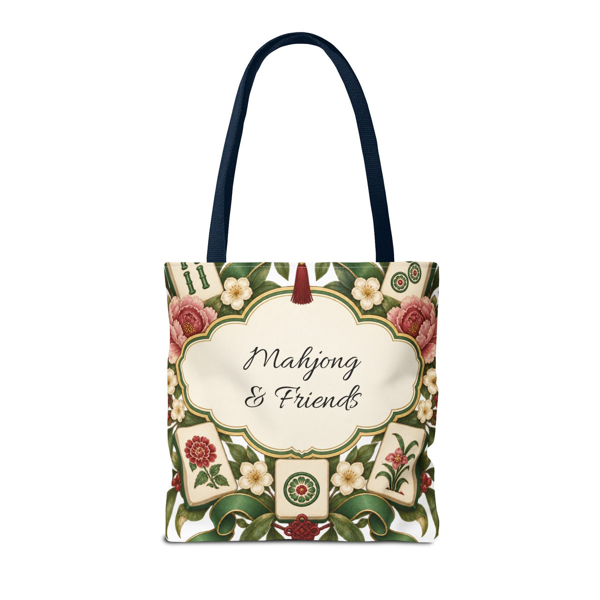 The Floral Club Mahjong Tote Bag