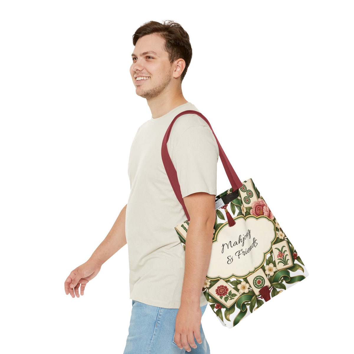 The Floral Club Mahjong Tote Bag