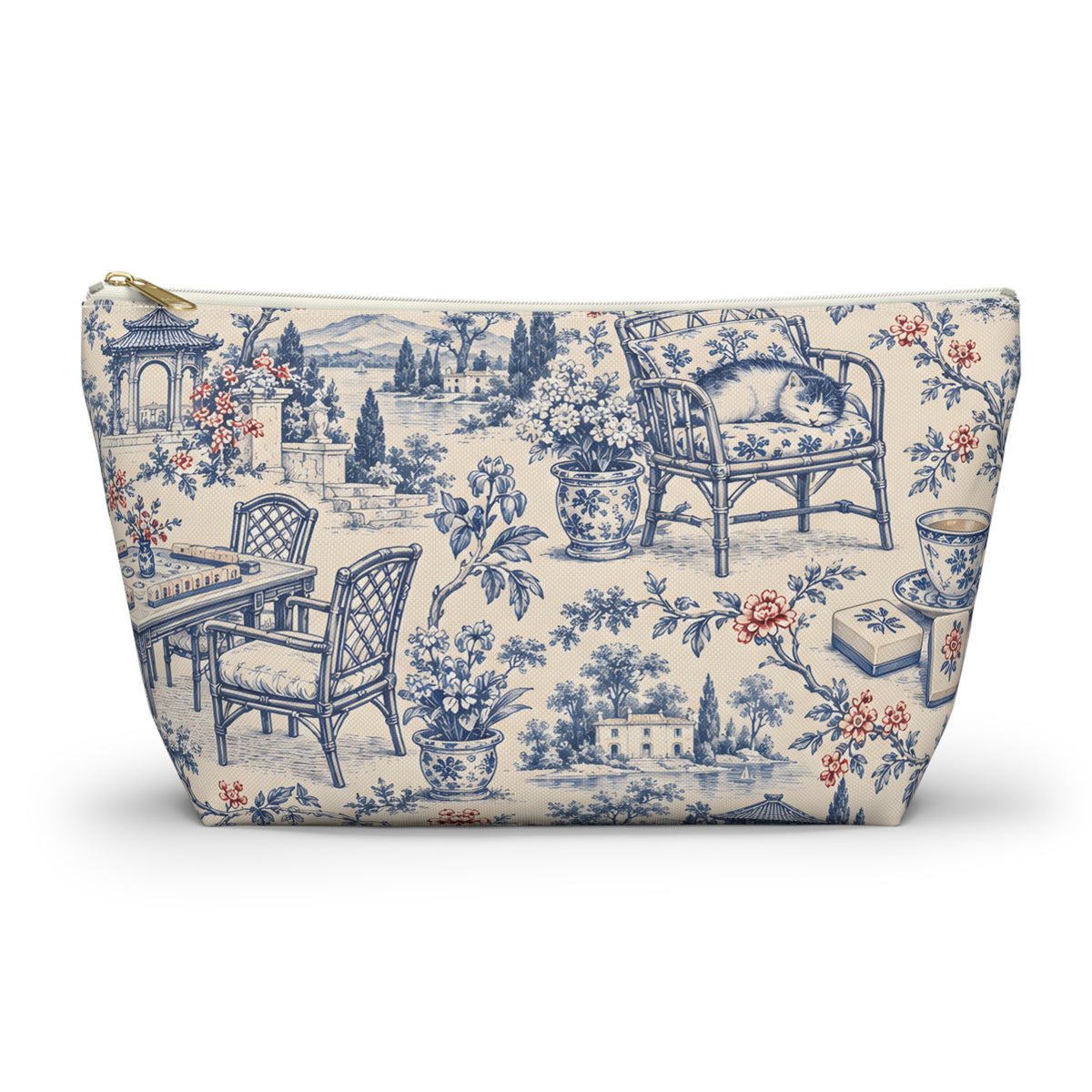 Mahjong Toile Pouch