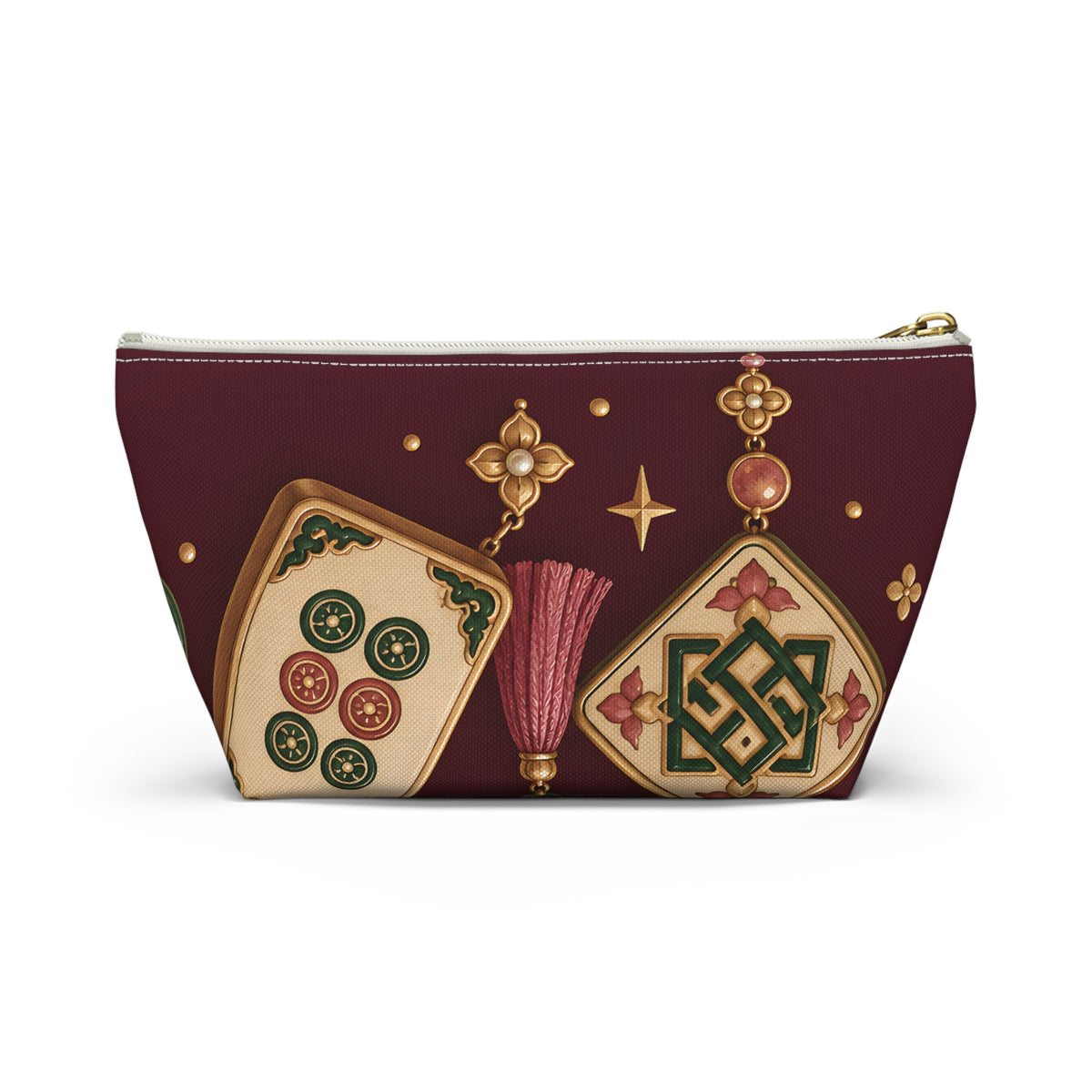 Lucky Tile Charms Mahjong Pouch