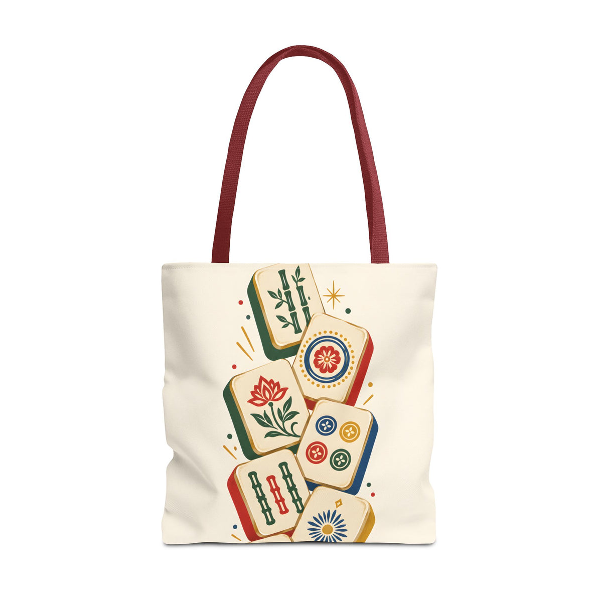 The Tile Parade Mahjong Tote Bag