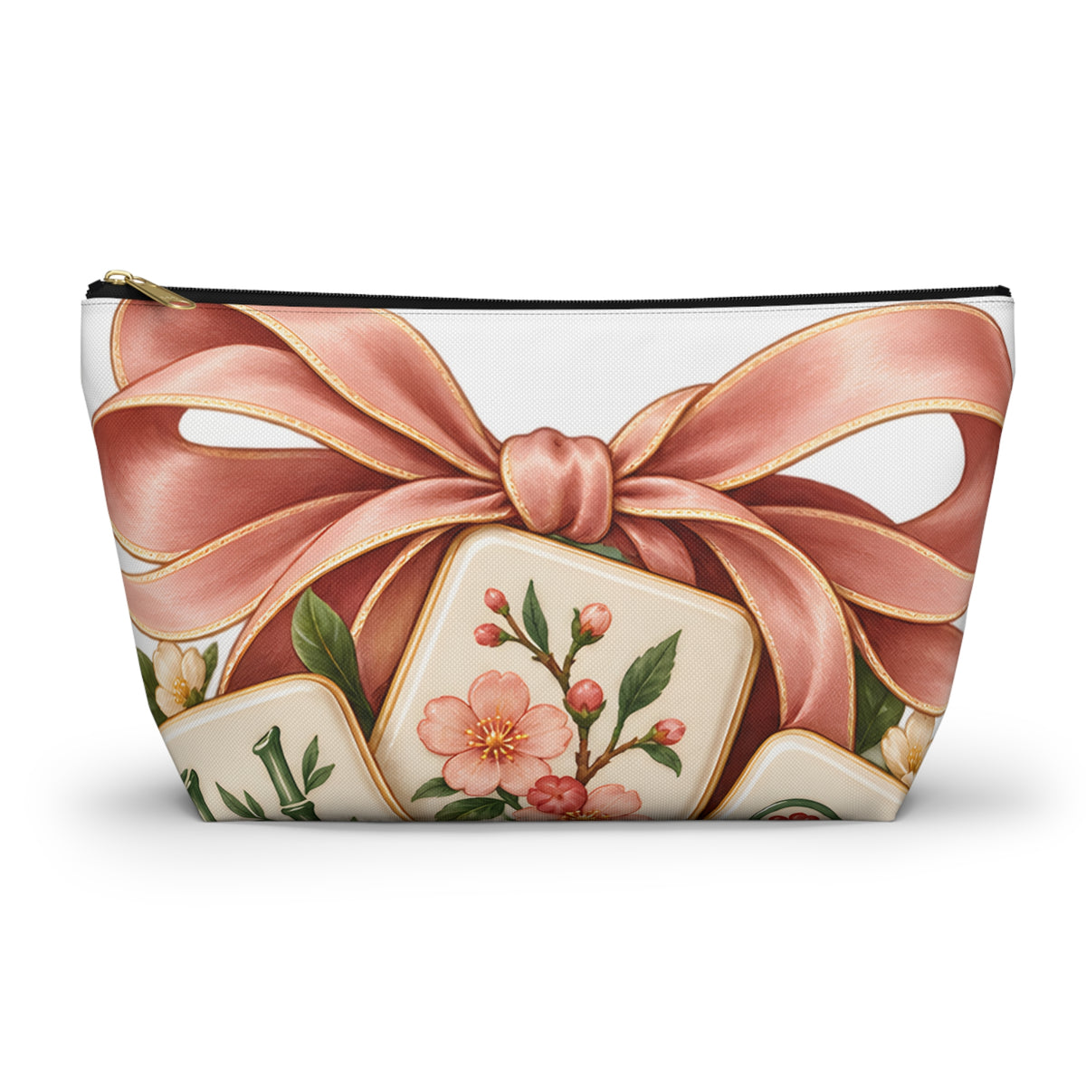 Lucky Tile Bows Mahjong Pouch