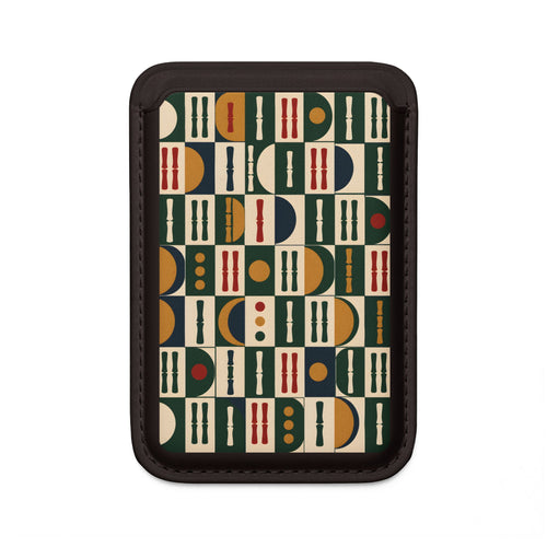Bamboo Block Mahjong MagSafe Wallet