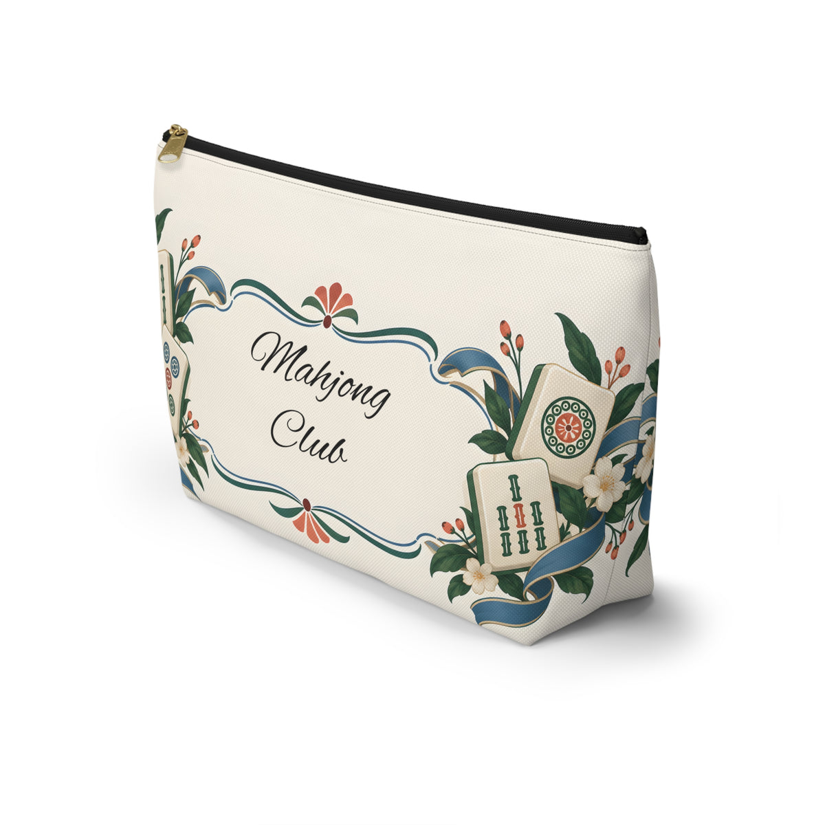 Floral Mahjong Club Pouch
