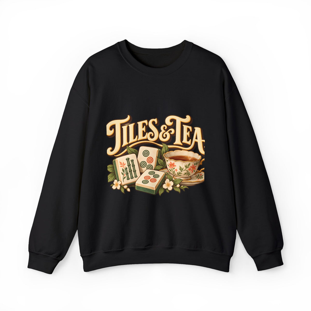 Tiles & Tea Mahjong Sweatshirt