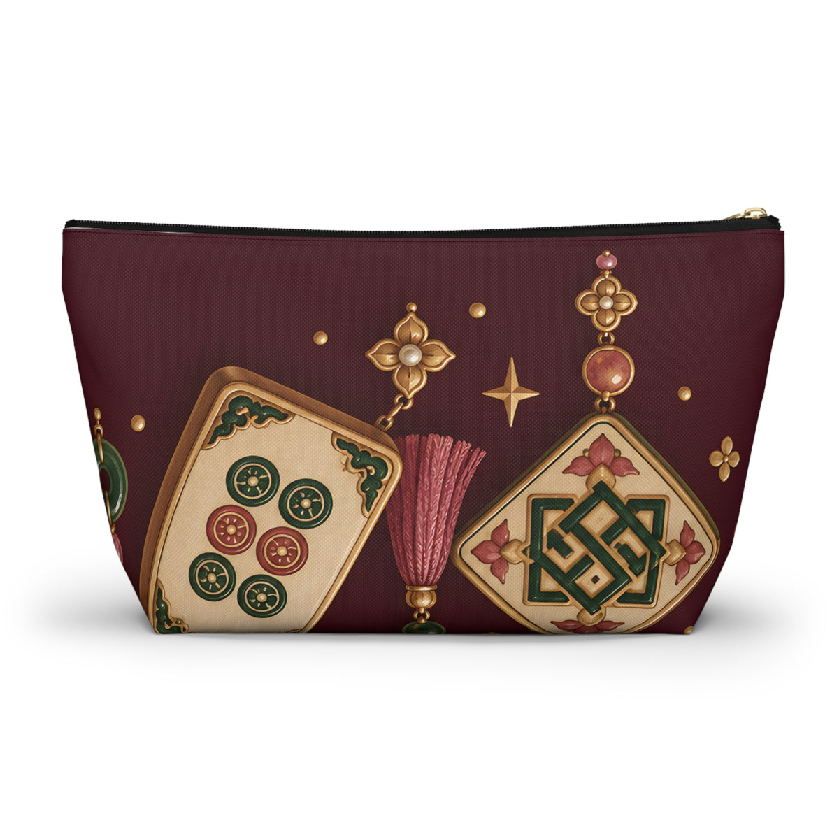 Lucky Tile Charms Mahjong Pouch