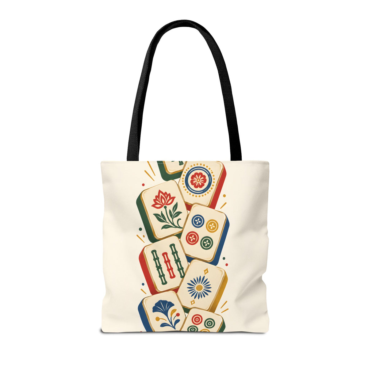 The Tile Parade Mahjong Tote Bag